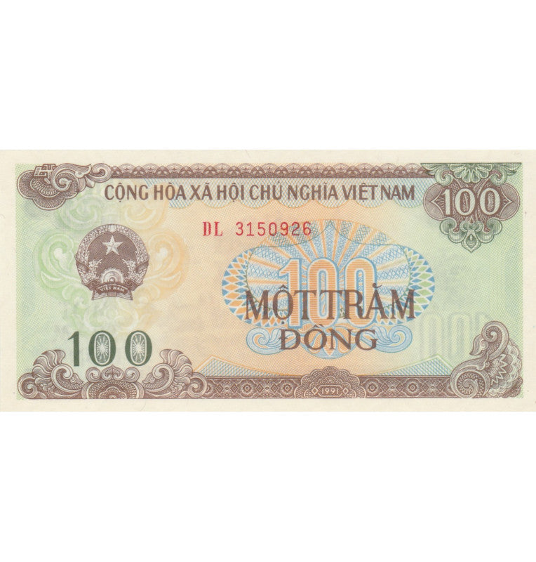 Vietnam 100 Dong 1991 Pick 105a
