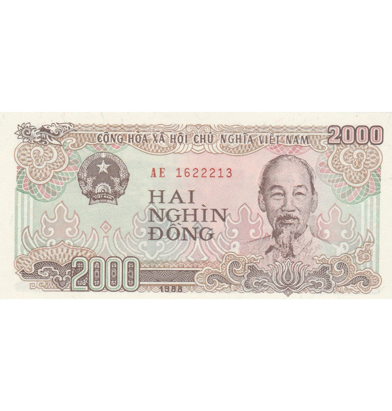 Vietnam 2.000 Dong 1988 Pick 107a