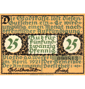 Vlotho Set 3 Notgelds 1921