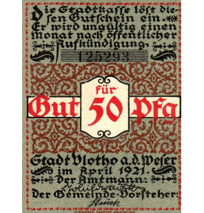 Vlotho Set 3 Notgelds 1921