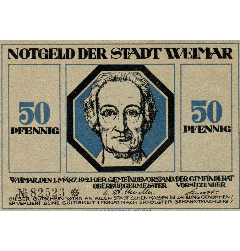 Weimar Set 6 Notgelds