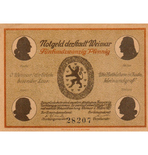 Weimar Set 6 Notgelds