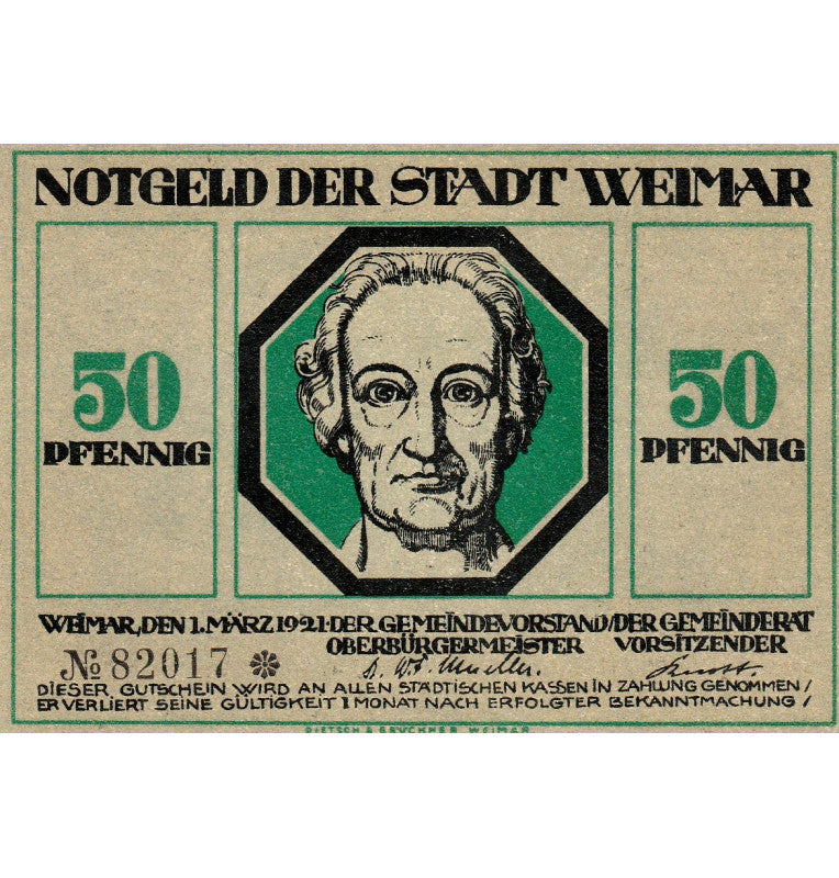 Weimar Set 6 Notgelds