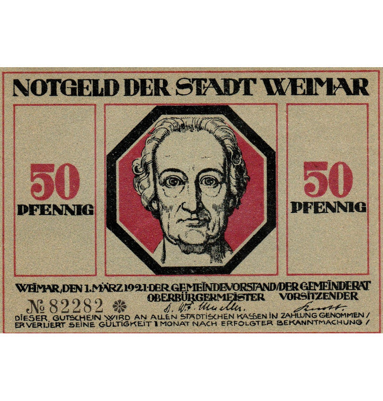 Weimar Set 6 Notgelds