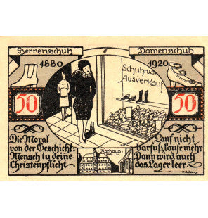 Weissenfels Set 6 Notgelds 1921