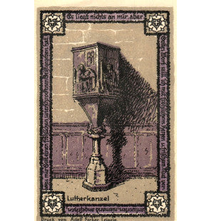 Wittenberg Set 6 Notgelds 1922