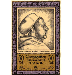 Wittenberg Set 6 Notgelds 1922