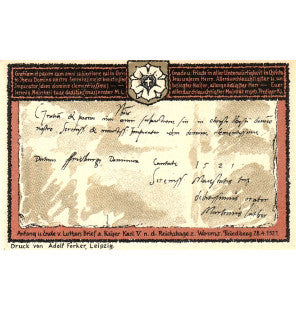 Wittenberg Set 6 Notgelds 1922