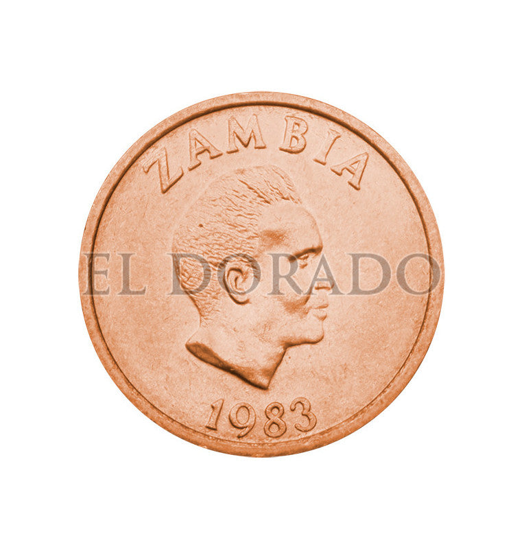 Zambia 2 Ngwee 1983 KM 10a