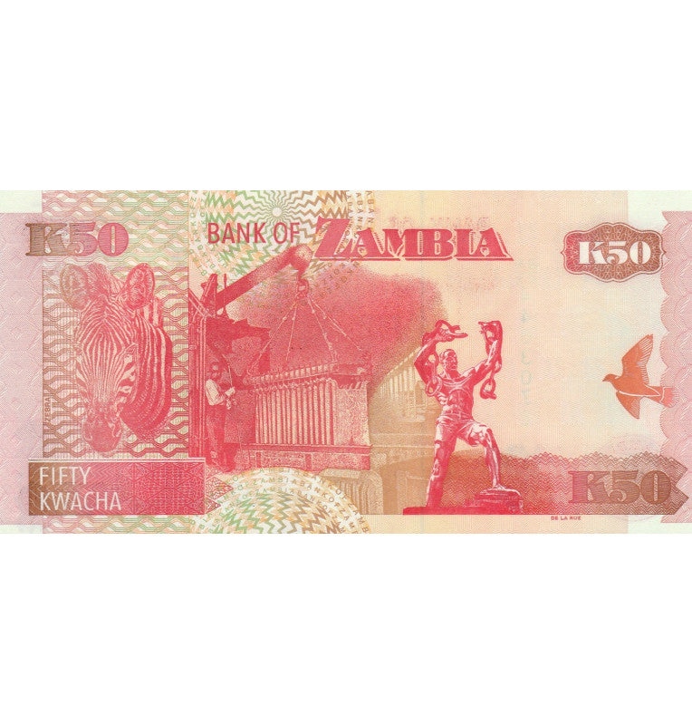 Zambia 50 Kwacha 2009 Pick 37h