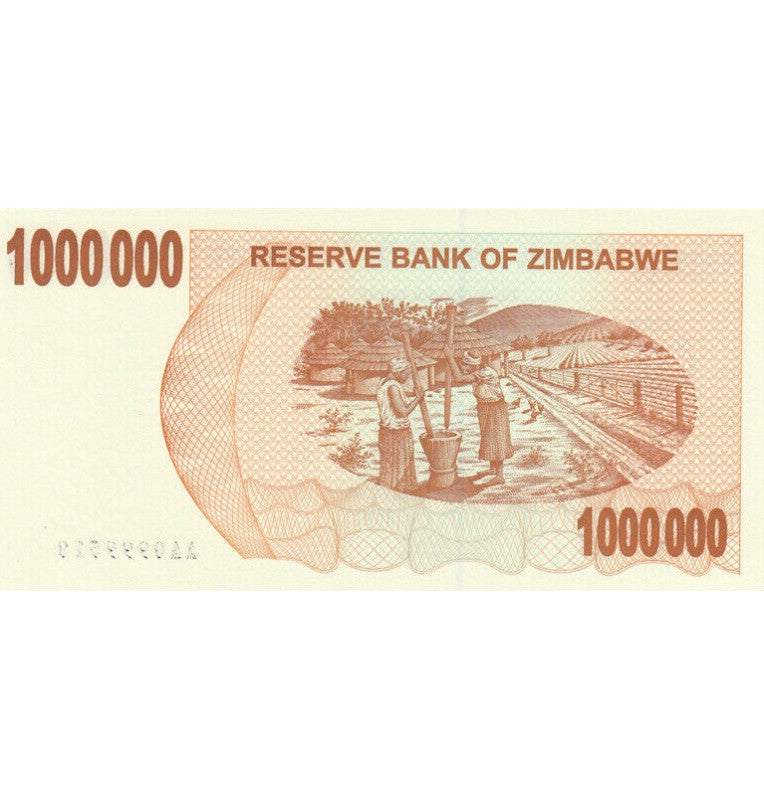 Zimbabue 1.000.000 Dólares 2008 Pick 53