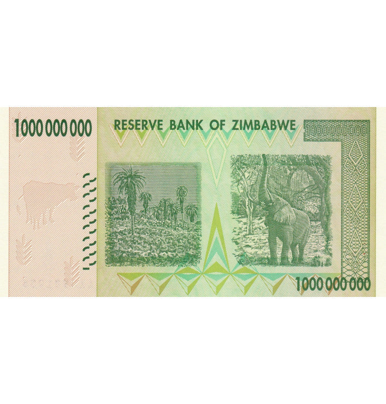 Zimbabue 1.000.000.000 Dólares 2008 Pick 83