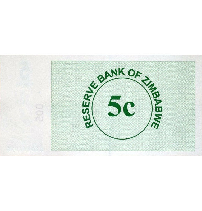Zimbabue 5 Centavos  2006  Pick 34
